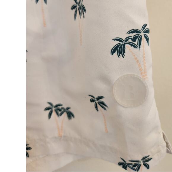 NWT Brook Brothers Boys Board Shorts Swim Trunks Palm Tree Vacation 18 - Picture 3 of 8